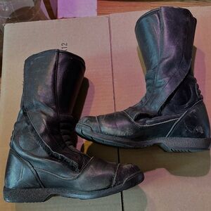 BMW Motorrad motorcycle boots. These are designed for motorcycle riding, Leather